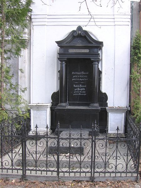 Działacze SLD na grobie Lassalle'a - Fot. Julo/Wikipedia.org