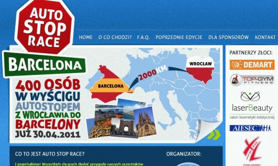 Wyścig autostopowiczów do Barcelony - 