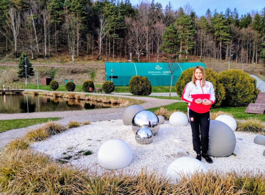Wicedyrektorka wałbrzyskiego I LO w kadrze Polski w Petanque - fot. KS Petanque Jedlina Zdrój