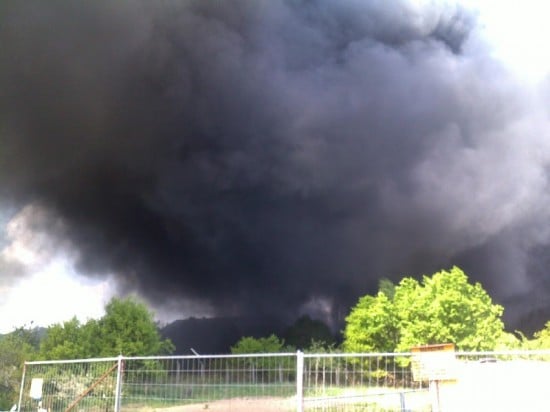 Pożar hali na Maślicach (Zobacz) - 20