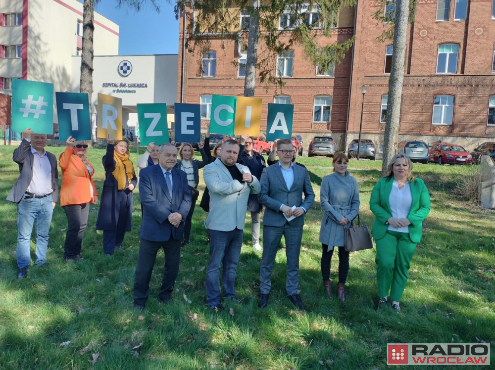 Bolesławiec: Trzecia Droga przedstawiła program ochrony zdrowia - fot. Piotr Słowiński