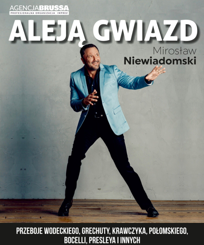 Radio Wrocław zaprasza: Mirosław Niewiadomski - "Aleją Gwiazd" (z zespołem) - fot. mat. prasowe