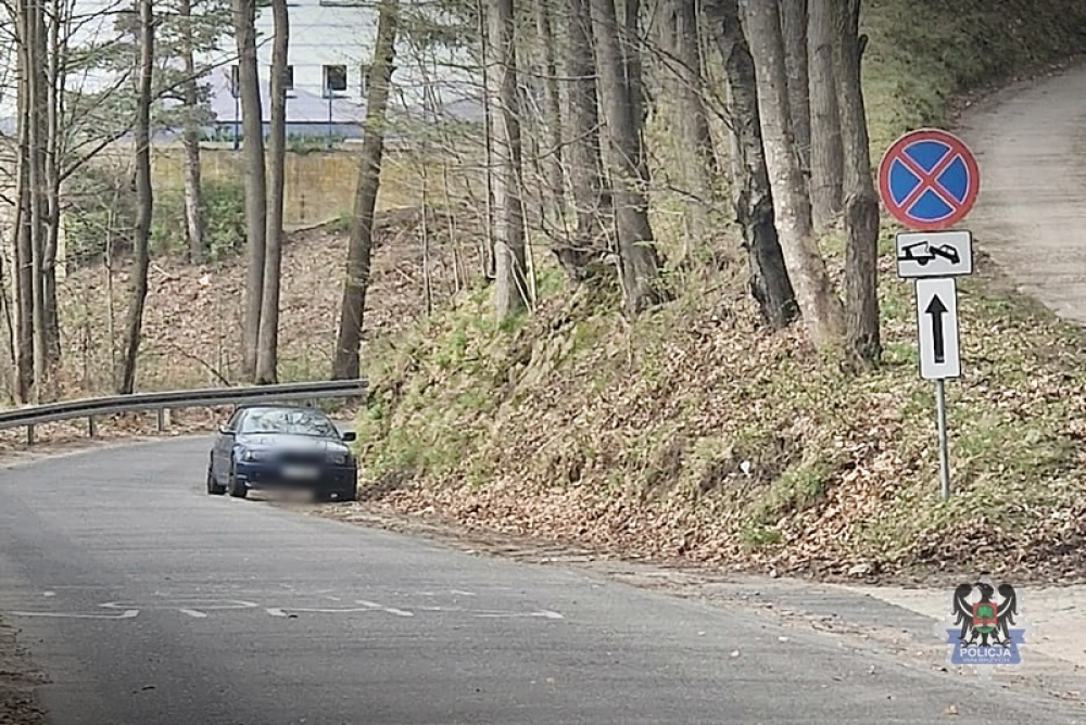 Notorycznie łamią zakaz parkowania. Tylko w zeszły weekend odholowano 6 samochodów - fot. Policja Wałbrzych