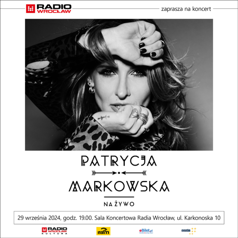Patrycja Markowska wystąpi w Sali Koncertowej Radia Wrocław - fot. materiały prasowe