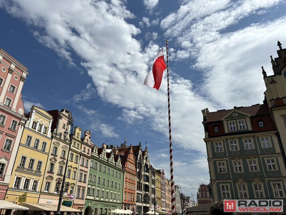 Dzień Flagi. Święto narodowych barw - obchody we Wrocławiu - Fot: Mateusz Florczyk