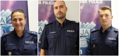 Lubińscy policjanci uratowali kobietę. Wydostali ją z płonącego mieszkania