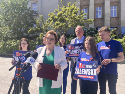 Anna Zalewska: Zbieramy podpisy pod ustawą o zamrożeniu cen energii