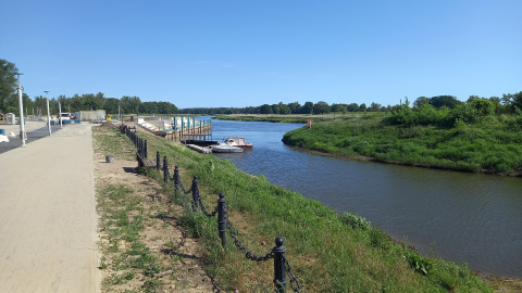 Port w Ścinawie niemal gotowy. Miasto ma własny statek pasażersko-edukacyjny [ZOBACZ] - 0