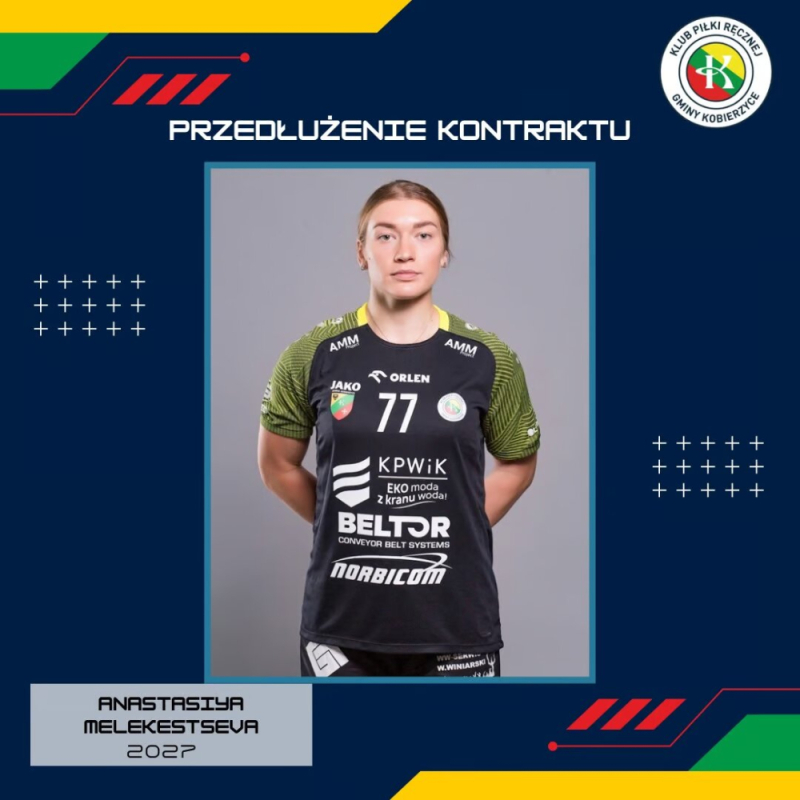 Anastasiya Melekestseva na dłużej w Kobierzycach - fot. kprkobierzyce.pl