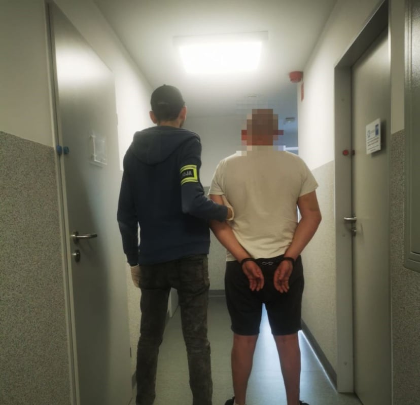 Jeździł na podwójnym gazie. Trafił już za kraty - Fot: dolnośląska policja