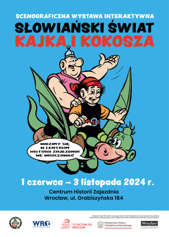 Wernisaż „Słowiańskiego Świata Kajka i Kokosza” 1 czerwca w Centrum Historii Zajezdnia - Fot: materiały prasowe