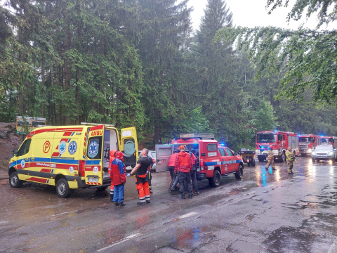 Wypadek na dawnych wyrobiskach w Szklarskiej Porębie - 3