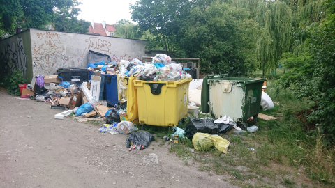Śmieciarka omija to miejsce we Wrocławiu. Dlaczego? - 0