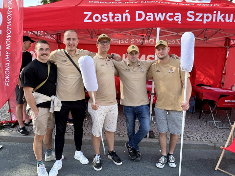 Sobotnie działania strażaków na szczycie Śnieżki - 26