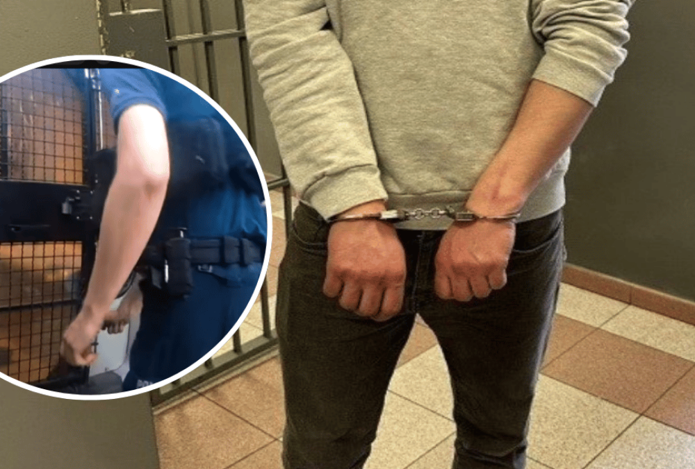 "Stój, bo strzelam" – policjanci zatrzymali złodzieja katalizatorów - fot. Policja