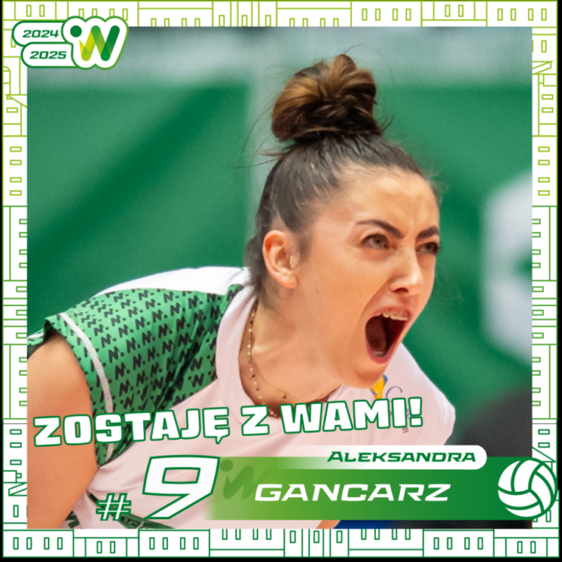 Aleksandra Gancarz przedłużyła umowę z KGHM #VolleyWrocław - fot. volleywroclaw.pl