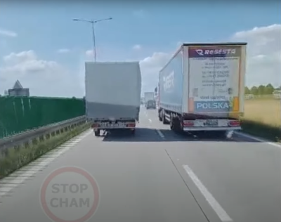Nie reagował na sygnały i blokował karetkę na A4