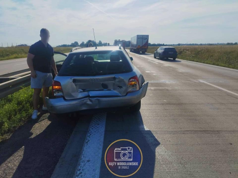 Karambol na autostradzie A4. Zderzenie sześciu samochodów - 0