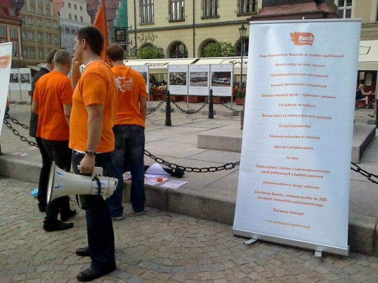 Ruch Poparcia Palikota we Wrocławiu - Fot. Krzysztof Horwat