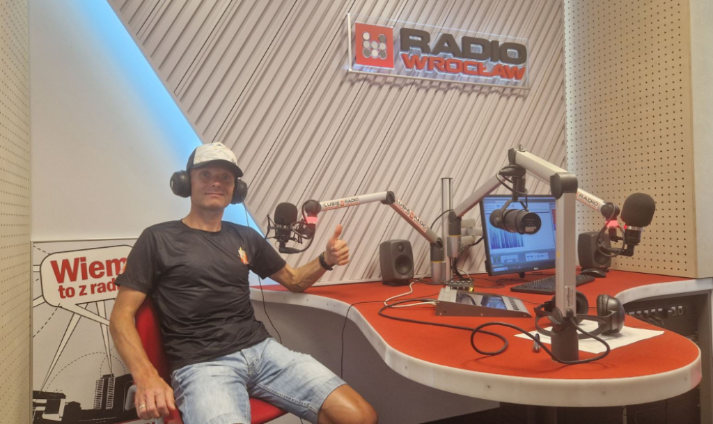 Rekordzista w biegu na Śnieżkę był gościem Radia Wrocław - fot. Piotr Pietraszek