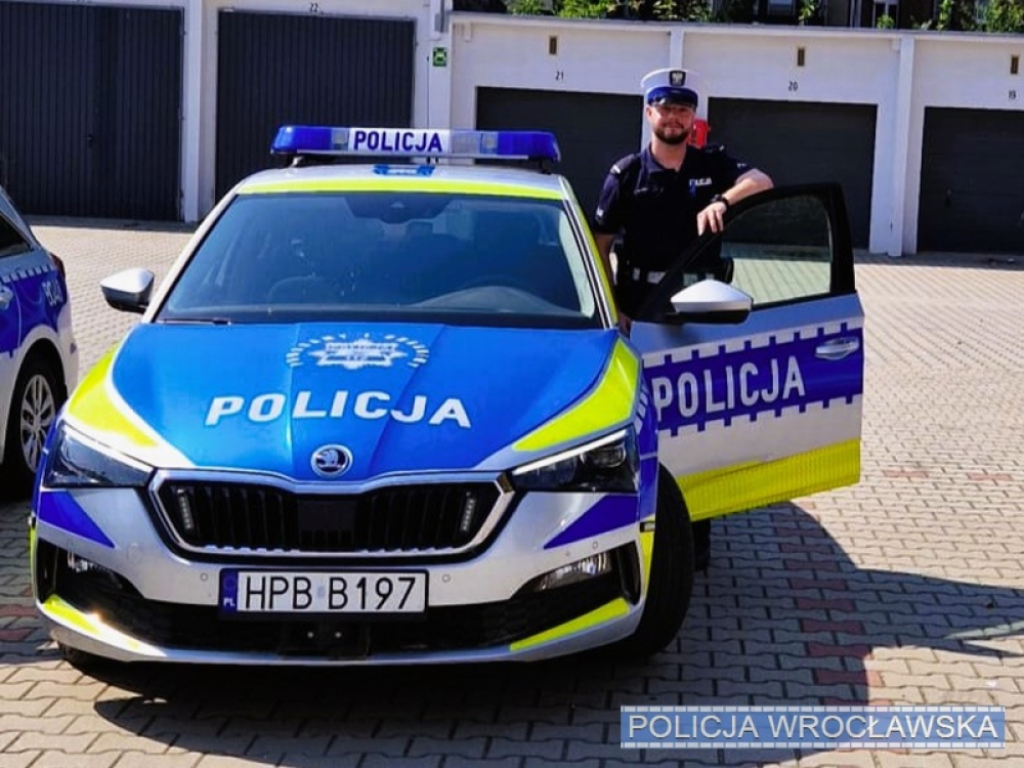 Czy interwencję policji można pochwalić? Jak najbardziej - fot. policja wrocławska