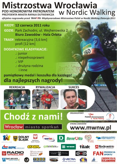 Mistrzostwa Wrocławia w Nordic Walking -