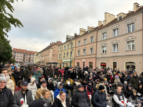 Sławomir Mentzen spotkał się z mieszkańcami Oleśnicy - 1