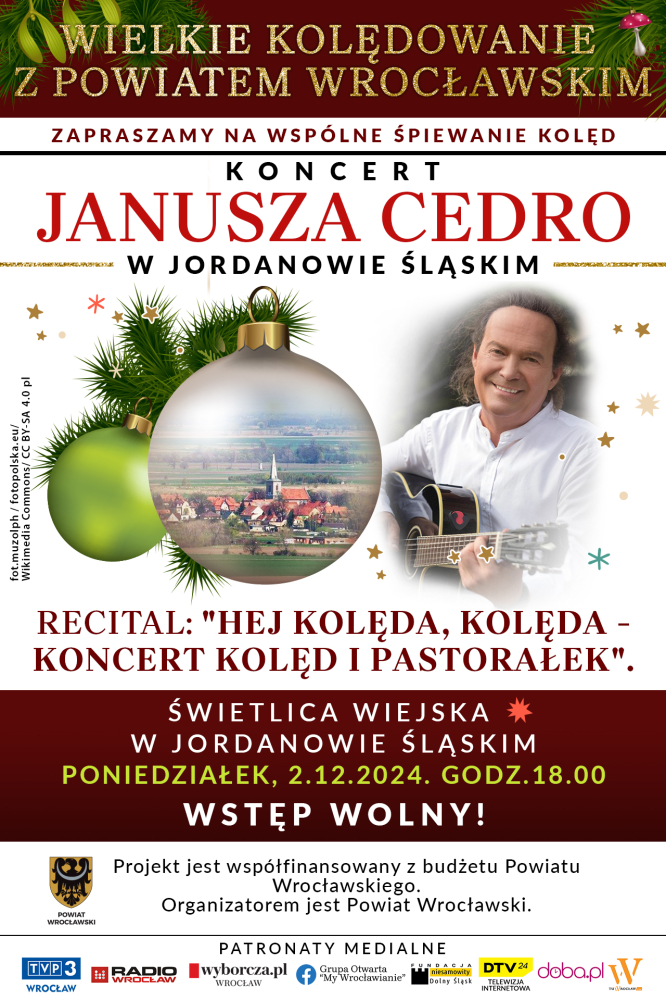 JANUSZ CEDRO W JORDANOWIE ŚLĄSKIM! - fot. materiał prasowy