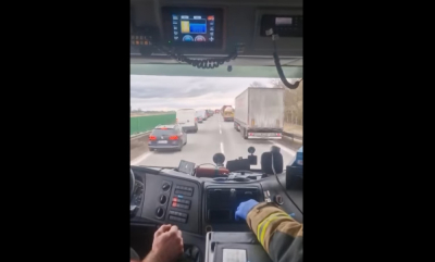 Wzorowy korytarz życia na A4? Strażacy z Jawora chwalą zachowanie kierowc&oacute;w