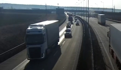 Pił za kierownicą ciężar&oacute;wki na autostradzie A4. 63-letni Łotysz miał 2,5 promila we krwi!
