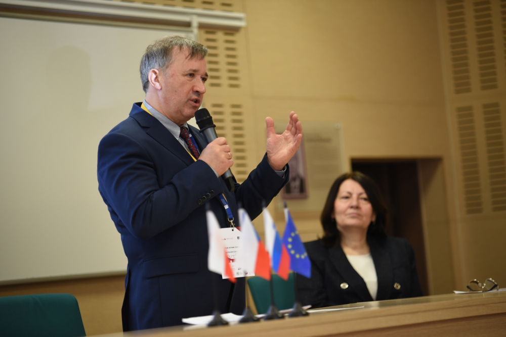 Polsko-Czesko-Słowacka wymiana doświadczeń, wiedzy i usług. Konferencja na Uniwersytecie Ekonomicznym - Polish-Czech-Slovak Day to wyjątkowa konferencja zorganizowana na UE we Wrocławiu. Fot: Piotr Osowicz/ Radio Wrocław
