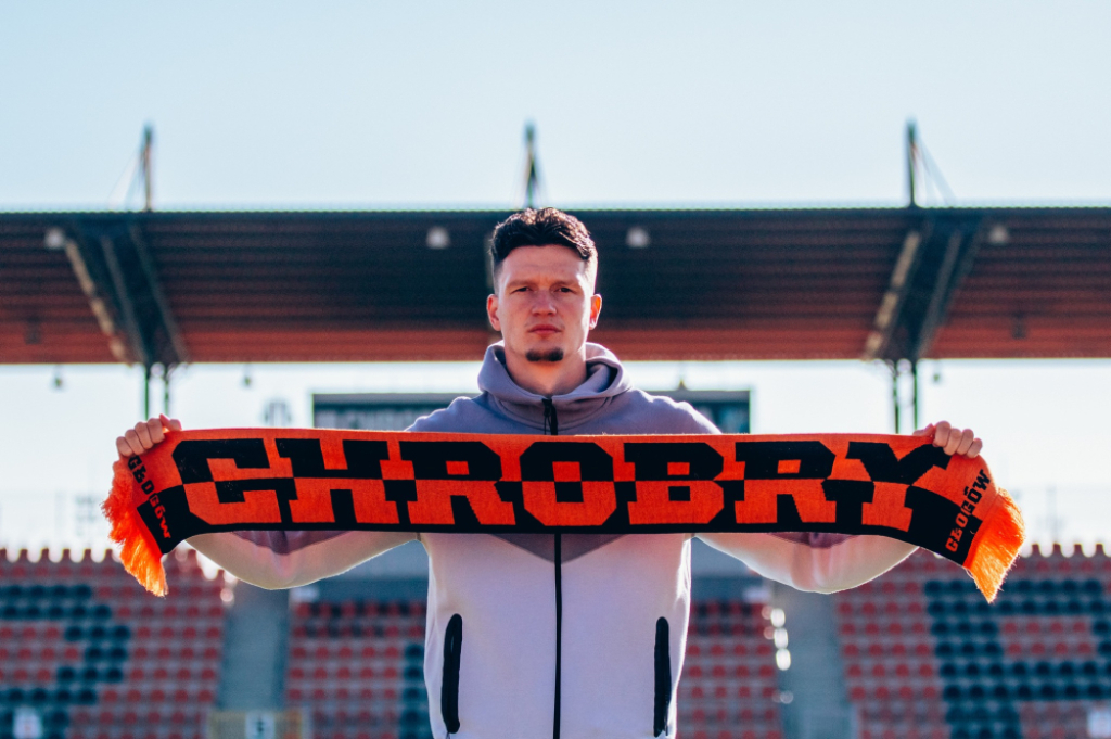 Myrosław Mazur nowym piłkarzem Chrobrego - fot. chrobry-glogow.pl