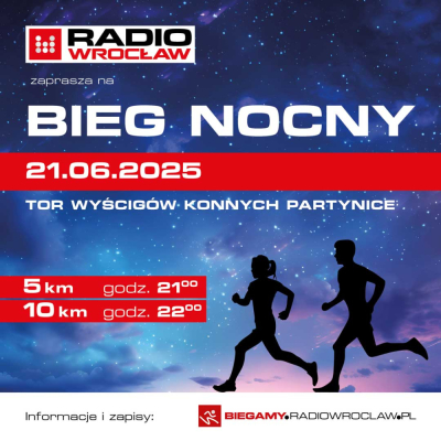 Nocny Bieg Radia Wrocław | 21.06.2025 | Wrocławski Tor Wyścig&oacute;w Konnych Partynice