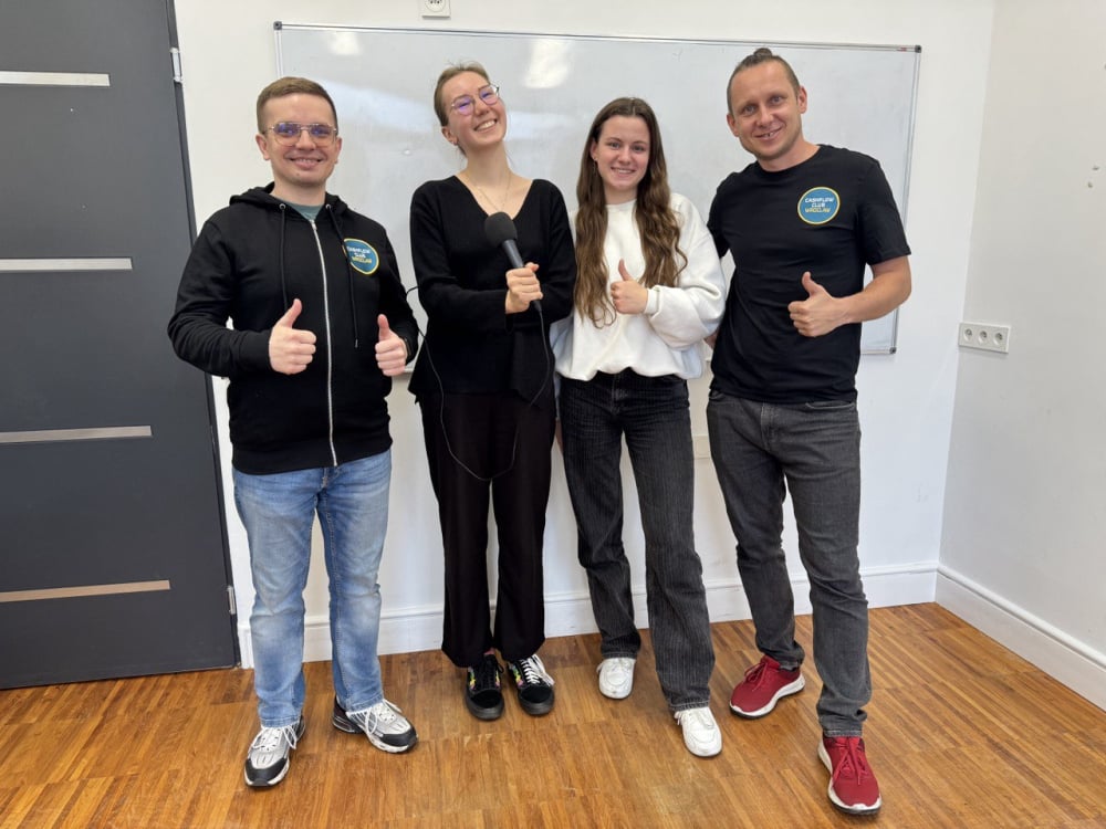 Sami swoi: Володимир Волоцюга, Андрій Друк та Катерина Білоус з Cashflow Club Wrocław. - Cashflow Club Wrocław 