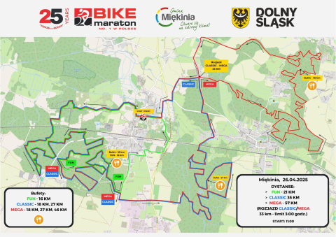 Dwadzieścia pięć lat w trasie. Bike Maraton na starcie w Miękini - 5