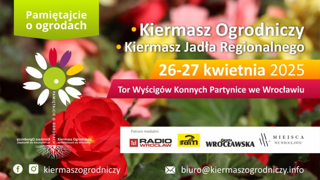 26 i 27 kwietnia Partynice zapraszają na 10. KIERMASZ OGRODNICZY - Fot. Organizator