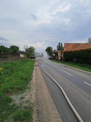Uszkodzony gazociąg w okolicy Wrocławia. Ewakuacja i zamknięta droga [ZDJĘCIA] - 0