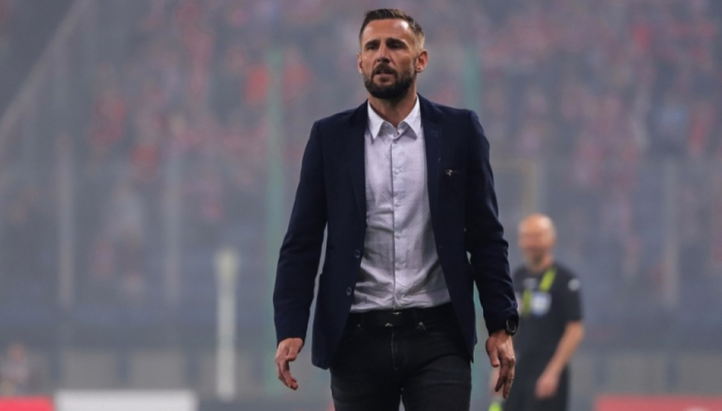 Ekstraklasa nie dla Miedzi. Legniczanie przegrali w finale baraży - Podopieczni Wojciecha Łobodzińskiego nie wywalczyli awansu do ekstraklasy. Fot. miedzlegnica.eu