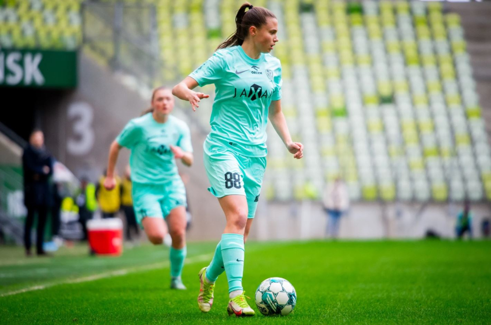 Gol Kingi Wyrwas nie pomógł. Polki odpadły z mistrzostw Europy do lat 19 - Kinga Wyrwas ze Śląska Wrocław strzeliła gola w ostatnim meczu Polek na mistrzostwach Europy U19. Fot. slaskwroclaw.pl
