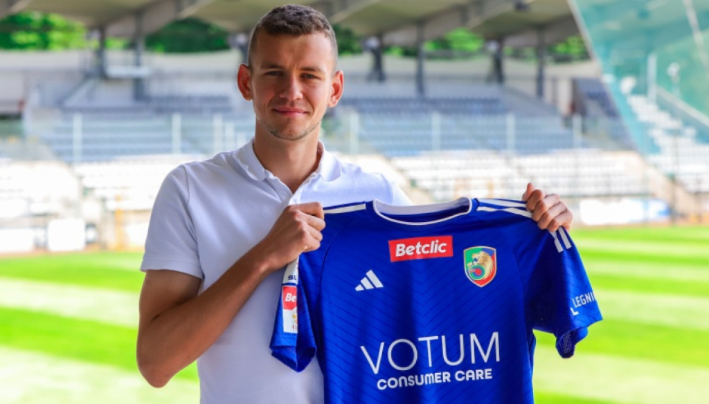 Kacper Józefiak zostaje w Miedzi Legnica - Kacper Józefiak przedłużył umowę z Miedzią. Fot. miedzlegnica.eu