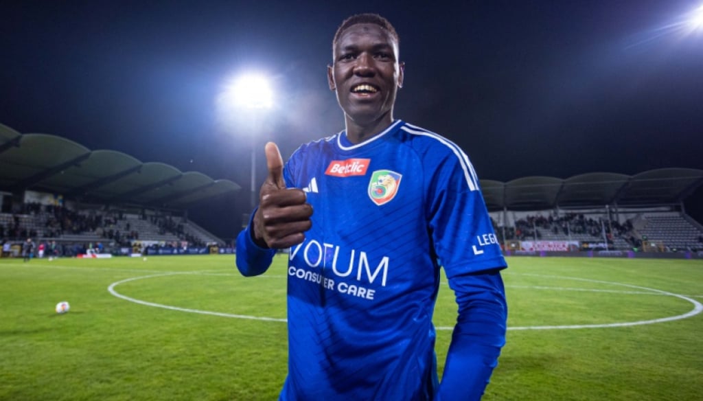 Babacar Diallo przedłużył kontrakt z Miedzią Legnica - fot. miedzlegnica.eu
