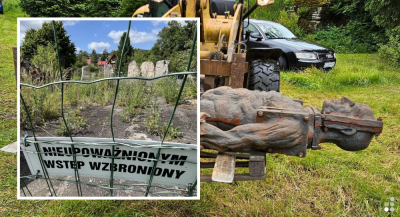 Z podw&oacute;rka do Muzeum Sztuki Nowoczesnej? Kontrowersyjne rzeźby ze Szklarskiej Poręby szukają nowego miejsca