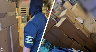 Prawie 2 miliony papieros&oacute;w bez akcyzy! Policjanci zabezpieczyli kontrabandę