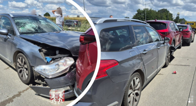 Zderzenie pięciu samochod&oacute;w na A4. Wielokilometrowe korki w kierunku Wrocławia