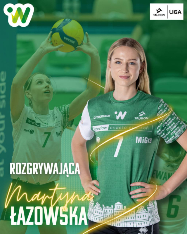 Martyna Łazowska zostaje w #VolleyWrocław - Martyna Łazowska zostaje we Wrocławiu