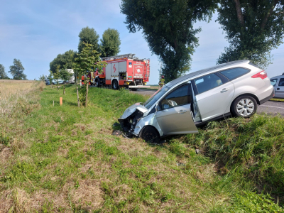 Cztery osoby poszkodowane, w tym dziecko. Poważny wypadek na trasie Strzelin-Wrocław