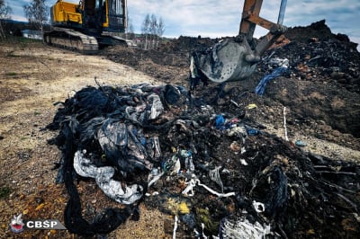 Nielegalne wysypiska śmieci na Dolnym Śląsku. Zakopywali odpady nawet pod betonem