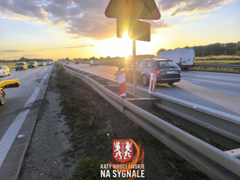 Mnóstwo utrudnień na autostradzie A4. Trzy pojazdy zderzyły się też na AOW [ZDJĘCIA] - 10