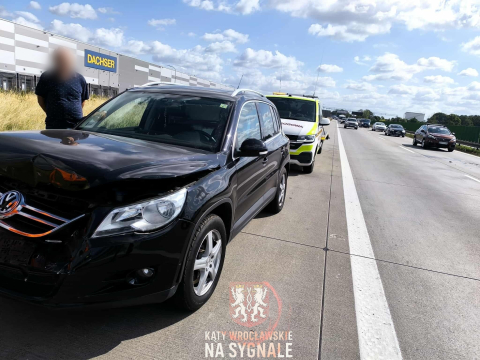 Mnóstwo utrudnień na autostradzie A4. Trzy pojazdy zderzyły się też na AOW [ZDJĘCIA] - 5