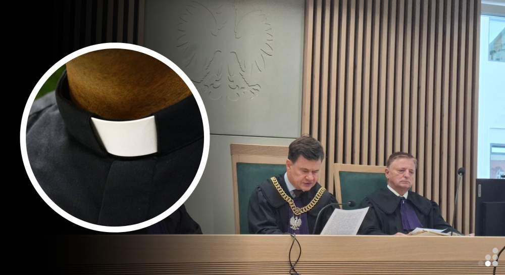 Wyrok bezwzględnego więzienia dla księdza z Legnickiego Pola. Zdefraudował ponad milion złotych - Sędzia Piotr Kaczmarek podczas odczytywania wyroku skazującego dla proboszcza parafii z Legnickiego Pola.